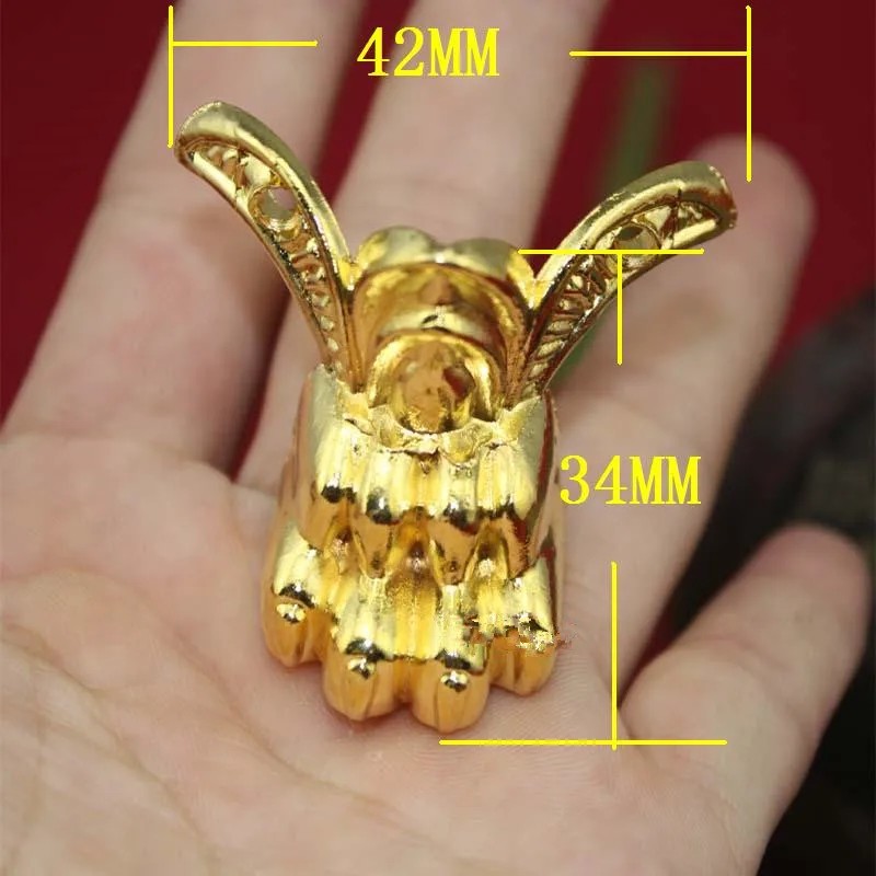 

Zinc Alloy Tiger Footing,Decoration Legs,Vintage Wooden Box Beast Feet,Yellow Cabinet Corner,42*34mm,12Pcs