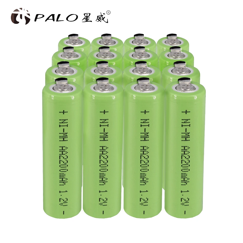 Батарея для электронной сигареты AA, перезаряжаемая батарея AA NiMH 1,2 V 2200 mAh, предварительно заряженные батареи для камеры
