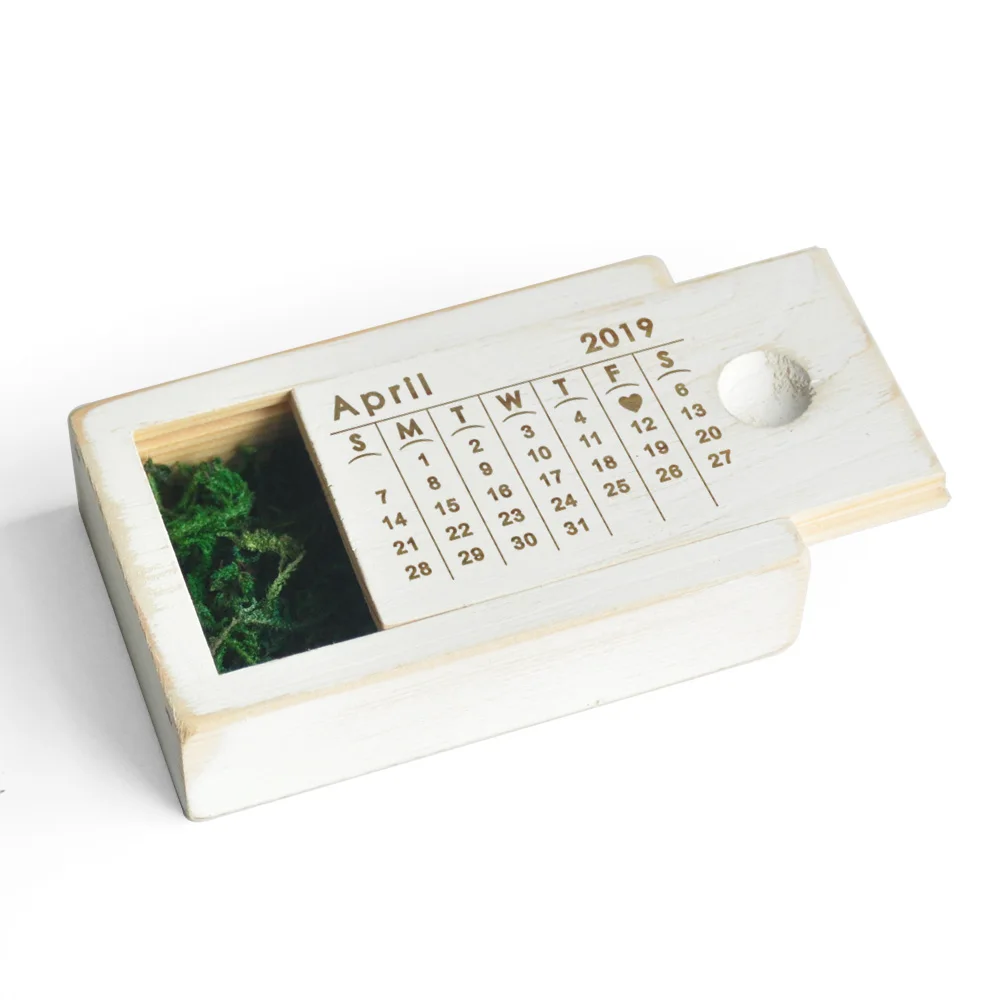 

Wedding ring box,Personalized wedding box,Save the Date Ring Bearer Box,Calendar ring box,Engagement Wedding ring holder