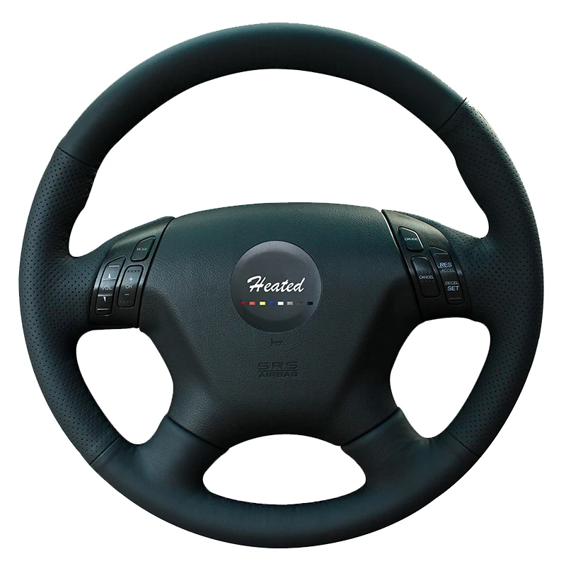 Heated Car wheel steering cover for Honda Accord 7 2004 2007 Hand cover