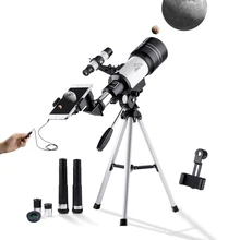 Refractor Telescope Astronomical 300/70mm 150x for Beginners Adults Kids Professional Astronomy Telescope with Tripod MAXLAPTER Refractor Telescope Astronomical 300/70mm 150x for Beginners Adults Kids Professional Astronomy Telescope with Tripod MAXLAPTER