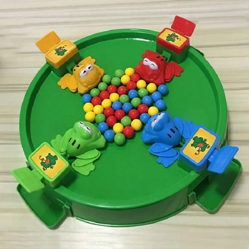 Funny Frogs Eating Beans Children Desktop toys Interactive Parenting Game Puzzle Toys for Kids Adult