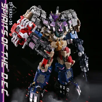COMIC CLUB в наличии, ironfactory DJD Tarn Vos Kaon Helex Tesarus combiners Action Figure robot toy 1
