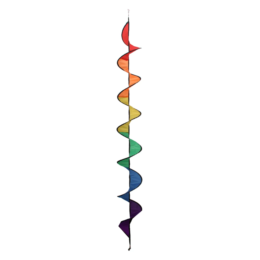 Hot Selling Colorful Camping Tent Foldable Nylon Rainbow Spiral Wind Spinner Tent Garden Home outdoor  Decorations