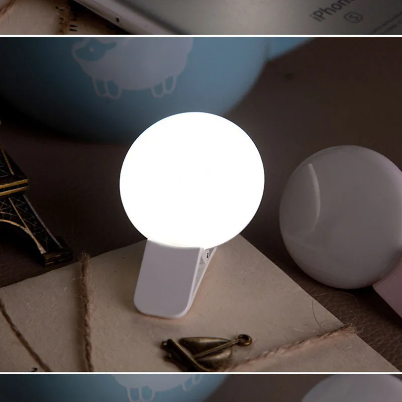 

Kogngu Universal Selfie Light Phone Led led ring Mobile Phone Lamp Selfie Lens Cell Phone LED Light USB Flash Android Smartphone