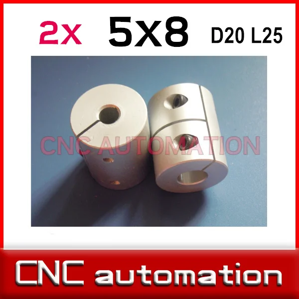Жёсткий вал соединитель 5 8 мм 2 шт.|coupler 5mm|rigid shaft couplerscoupler 5mm to 8mm |
