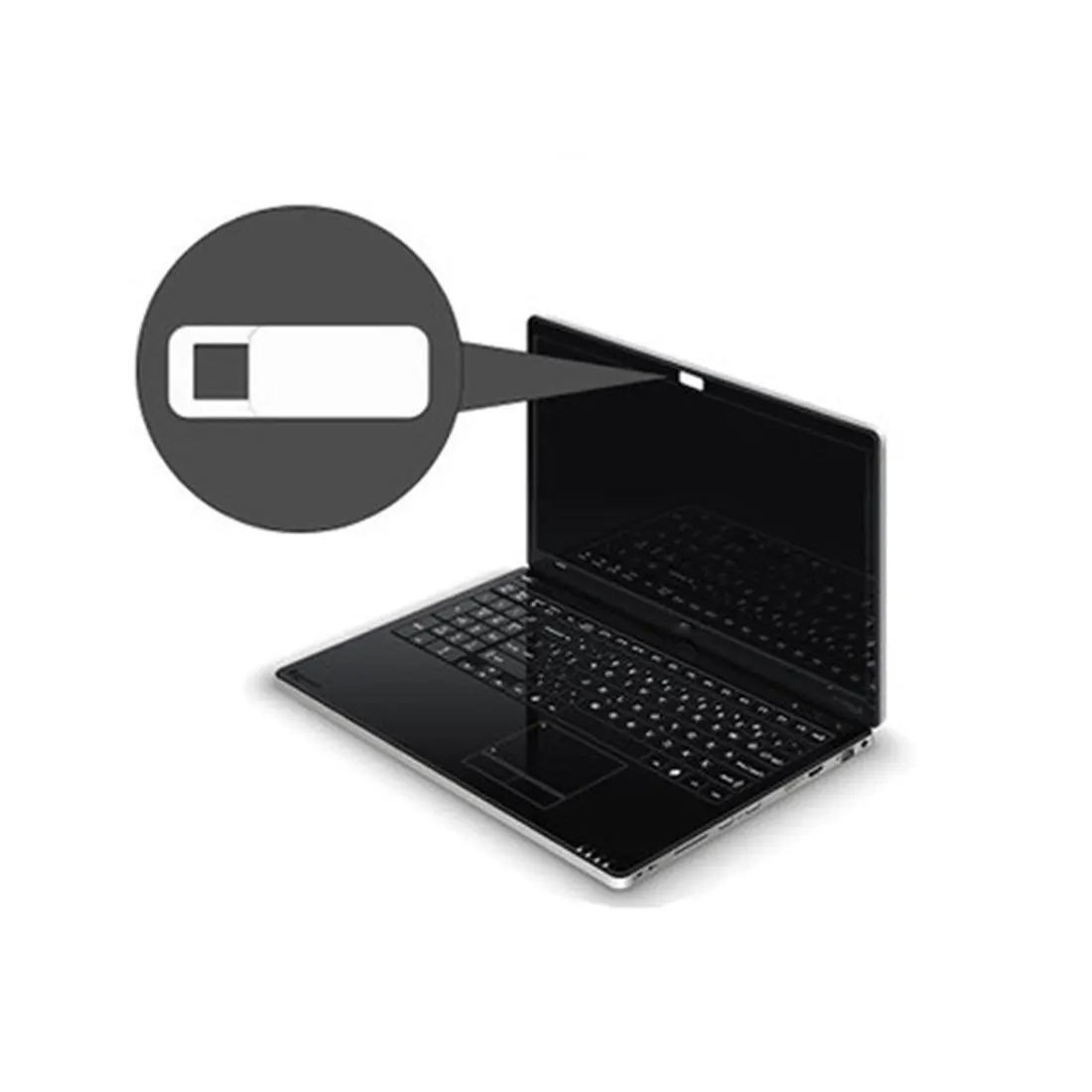 

1Pcs Black/White WebCam Cover Shutter Magnet Slider Plastic Camera Cover For For Web Laptop iPad PC Mac Tablet Privacy Sticker