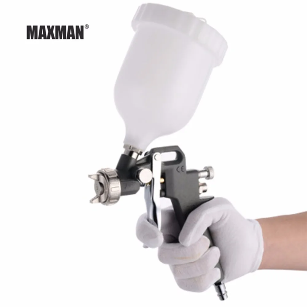 

MAXMAN 400ML Airless Pneumatic Spray Gun Airbrush Sprayer Alloy Painting Atomizer Tool With Hopper For Painting Cars