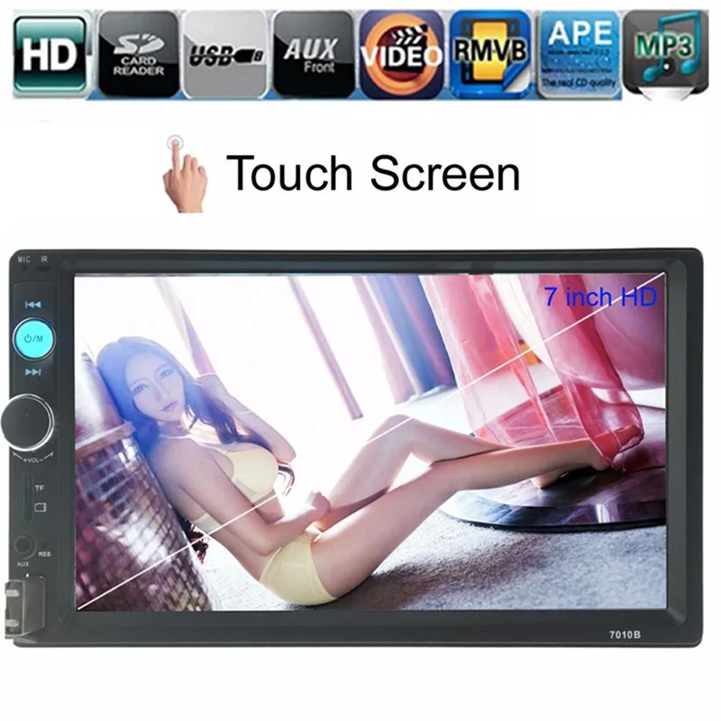 Новинка 7 ''V3.0 FM HD 2 DIN FM/MP5/MP3/USB/AUX прочный сенсорный экран для автомобиля стерео