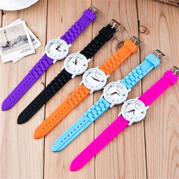 

Silicone Watches Children Pencil Pointer Student Watch Quartz Wristwatches Gift Watches IK88