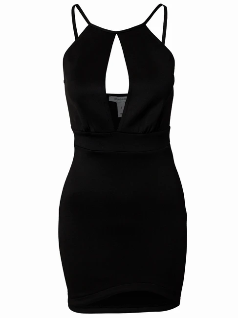 18127 Sexy Black Club Dress