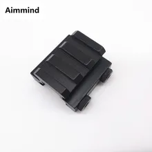 1/" 3 слота 2 болта Низкий стояк планки Вивера, Пикатинни, прицелы Крепление подходит 20 мм рельс поднимает лазерный прицел фонари