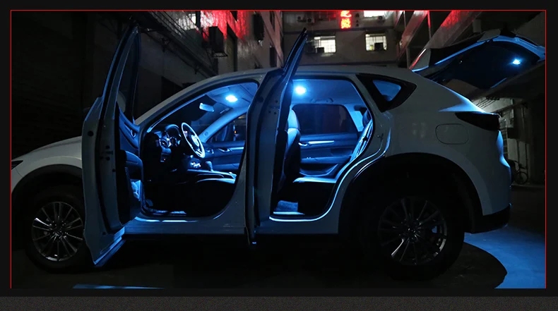 5 шт. ошибок авто светодиодный лампы автомобиля Подсветка салона комплект белая лампа для чтения для внутреннего освещения для Mazda CX-5 CX5 CX 5