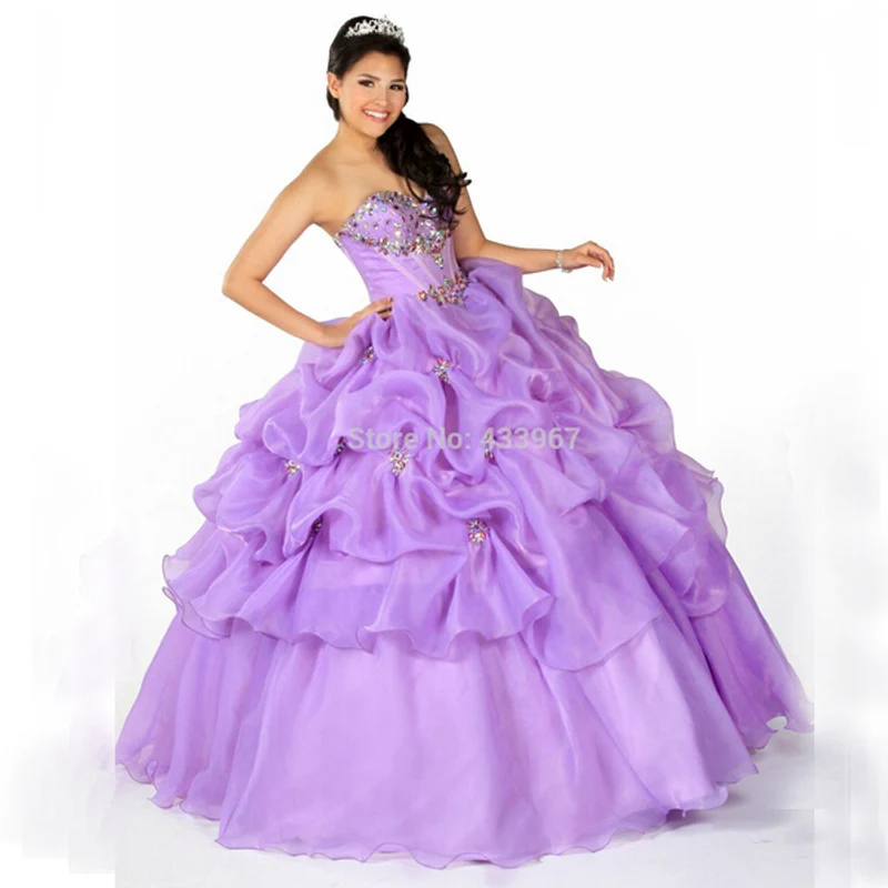 vestido de 15 anos lilás