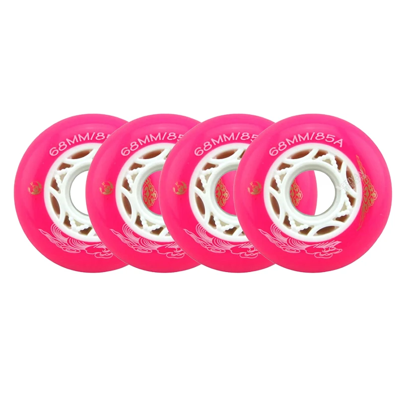 Japy تزلج 64 ملليمتر 68 ملليمتر الطفل الأسطوانة التزلج عجلات سباق التعرج انزلاق 85A مضمنة أحذية تزلج عجلة ل سيبا Powerslide الشريحة Patine