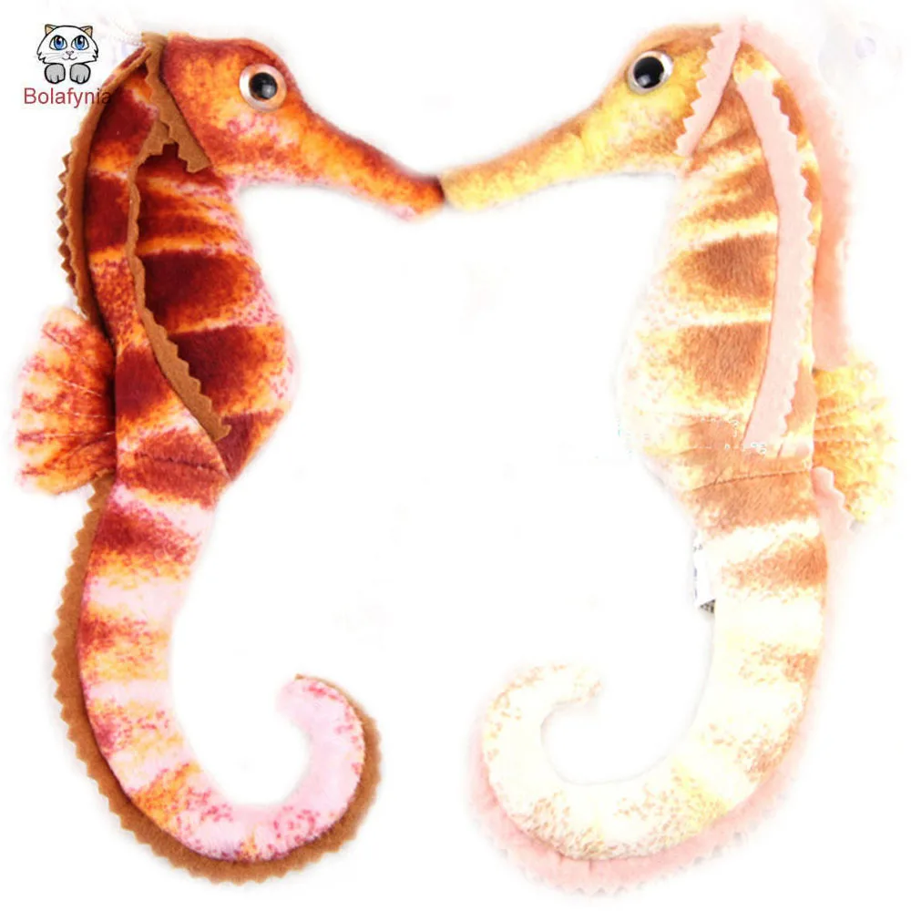 

BOLAFYNIA Children Plush Stuffed Toy Sea horse see animals Baby Kids Toy for Christmas Birthday Gift