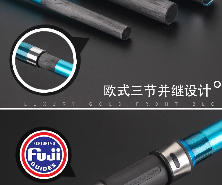 Lurekiller абсолютно японский качественный полный Fuji Surf Rod 4,05 м углеродный 3 секции 100-250 г Surf casing rods