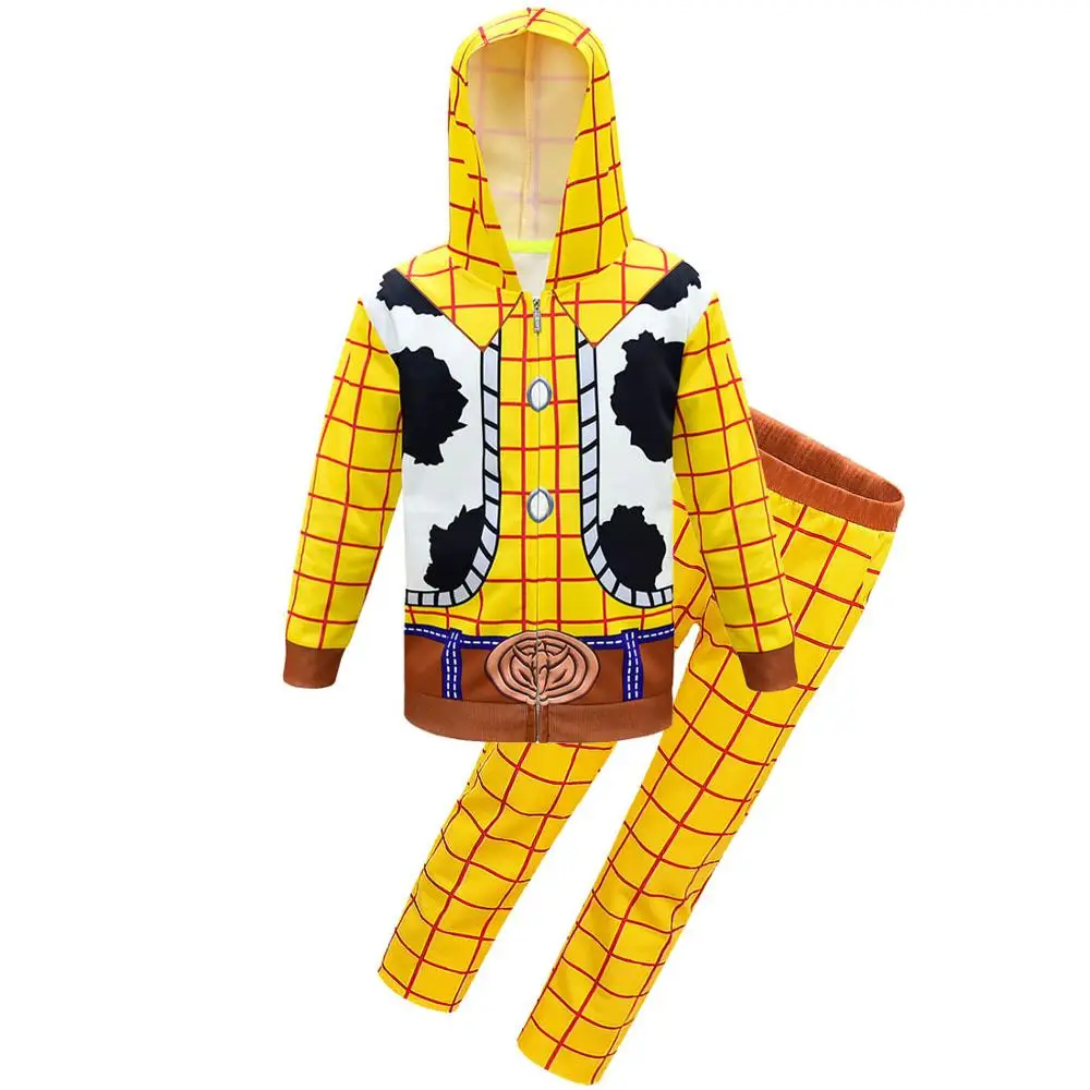 

Toy Story 4 Toddler Sets Hoodies Boys Sweatshirts Trouses Halloween For Kids Cosplay Clothing Children Birthday Costume Clothes
