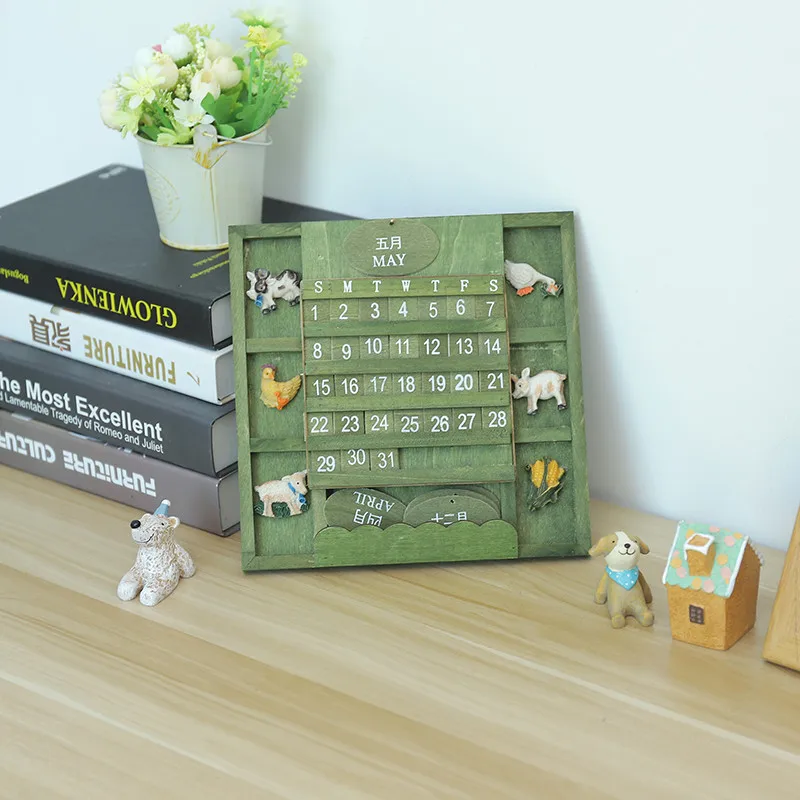

placas decorativas tabuas de madeira fallout board with letters bahama mama vintage wooden calendar wall hanging calendar decor