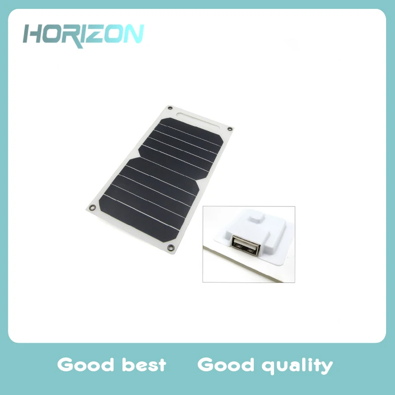 

5V 10W Portable Solar Charging Panel Lightweight Solar Power USB Charger for Outdoor Mobile Smart Phone Solar Power Supply