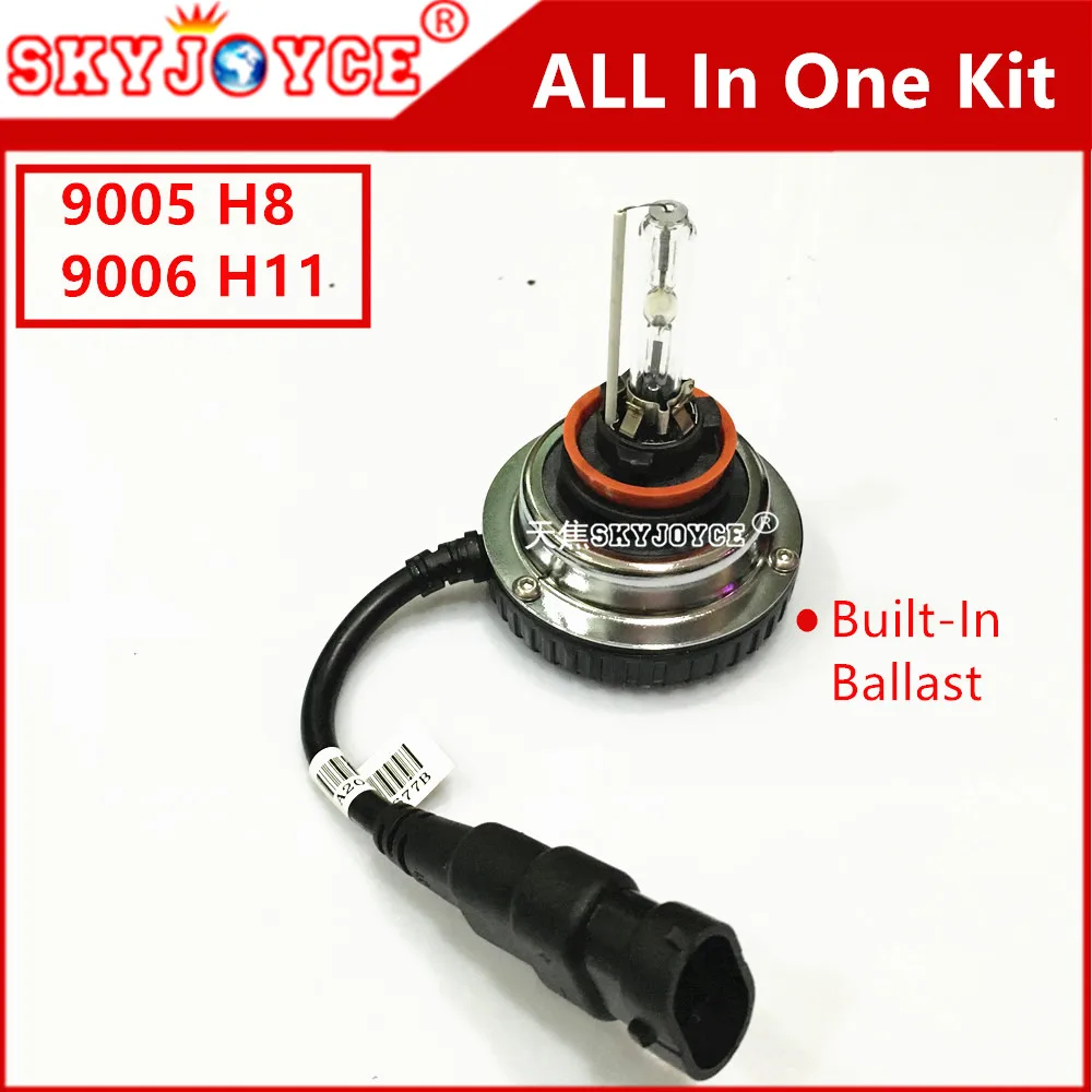 Plug and play Mini for all in one 9005 headlight high beam hid xenon kit HB3 9005 4300K 5000K