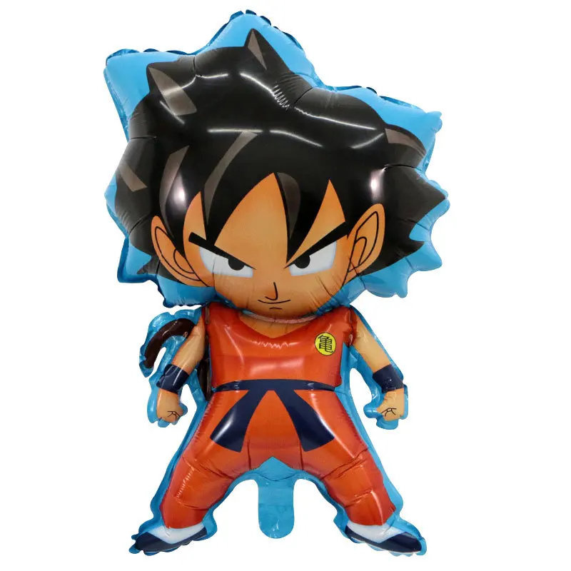 1 шт./партия 78*45 см Z Son Goku Dragon Ball фольги Воздушные шары вечеринка для мальчика день рождение супермяч Декор поставки надувной шар детский подарок - Цвет: Оранжевый