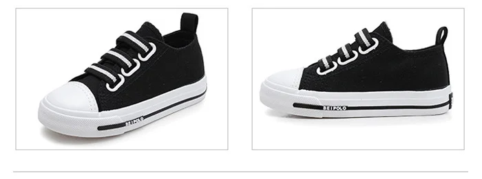 New 5 Colors Canvas Children Shoes Solid Elastic Band Kids Sneakers 2017 Casual Rubber Board Green Black Boys Shoe Girls Sneaker 552 (7)