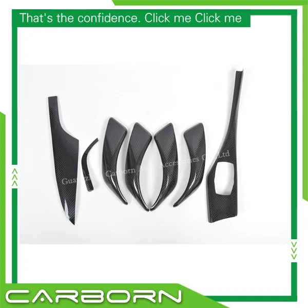 (Pre-sale lead time 30 days) For-BMW 1 Series F20 116i 118i 120i M135i Style A Carbon Fiber Interior Trim 7pcs Set-LHD 12-16
