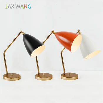 

Nordic Simple LED Table Lamp Bedroom Learn To Protect The Eye Bedside Lamp for Living Room Study Lighting Table Light Fixtures