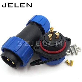 

SP21 waterproof Aviation Connector 3 pin, No need to weld, Avoid welding cable connector, Panel installed connectors, IP68