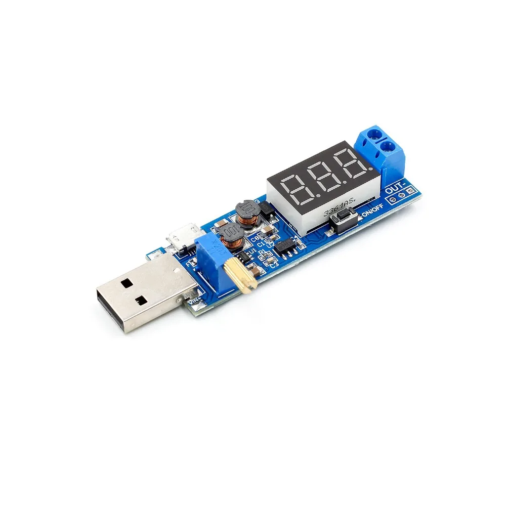 DC-DC 5V до 3,5 V/12 V USB Шаг вверх/вниз Питание Модуль Регулируемый повышающий преобразователя постоянного тока Выход постоянного тока 1,2 V-24 V