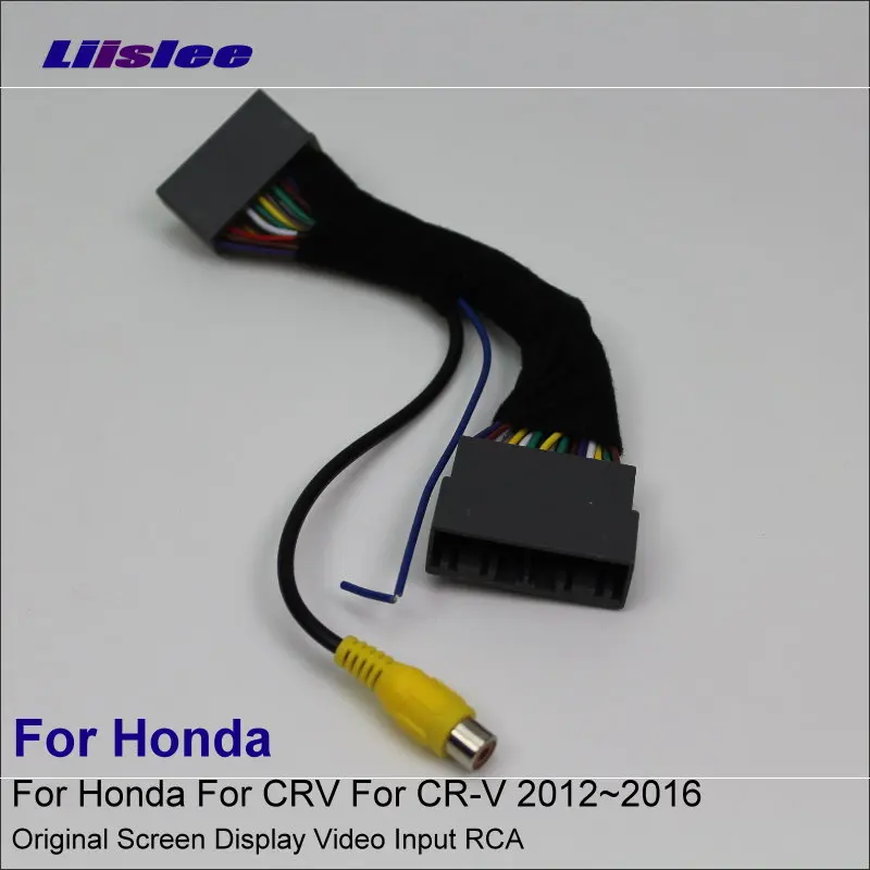 

32 Pins Adapter Wire Rear View Camera For Honda For CRV For CR-V 2012~2016 Car Connector Cable Original Video RCA Input