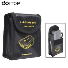 DOITOP для DJI Mavic PRO LI-PO Защитная сумка для зарядки батареи, взрывозащищенный чехол, безопасная сумка, огнестойкая коробка для хранения из волокна