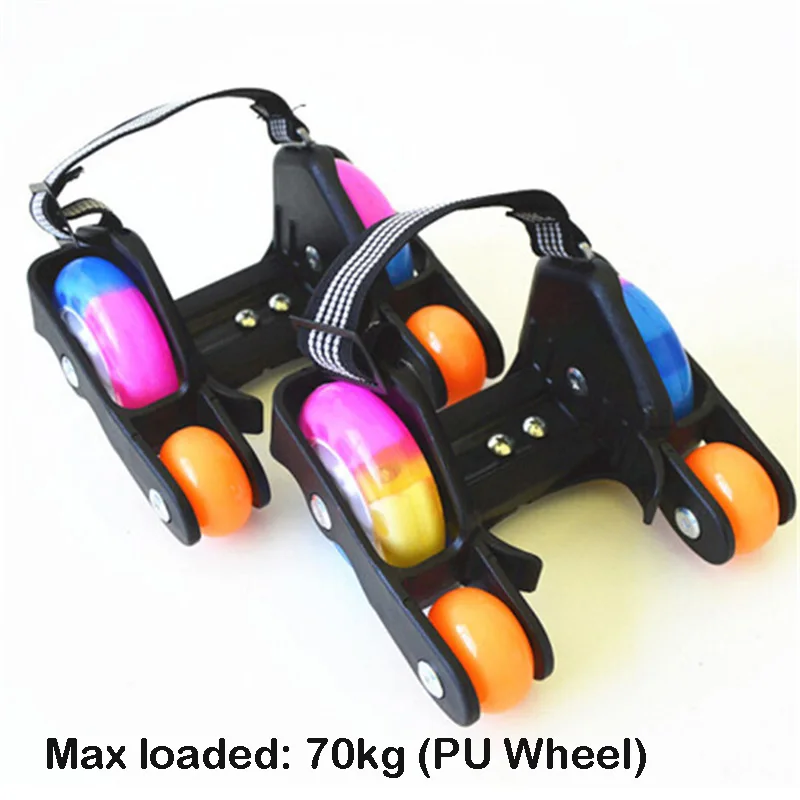 

Stable 4 Wheel Flashing Roller Skating Shoes Whirlwind Pulley Flash Wheel heel Roller Skates Sports Roller skate Shoes