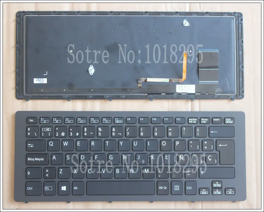 Новый черный SP Клавиатура для sony Vaio SVF14N SVF14N1J2R SVF14N1L2R SVF14N1N2E SVF15N серии испанский Латинская Клавиатура ноутбука