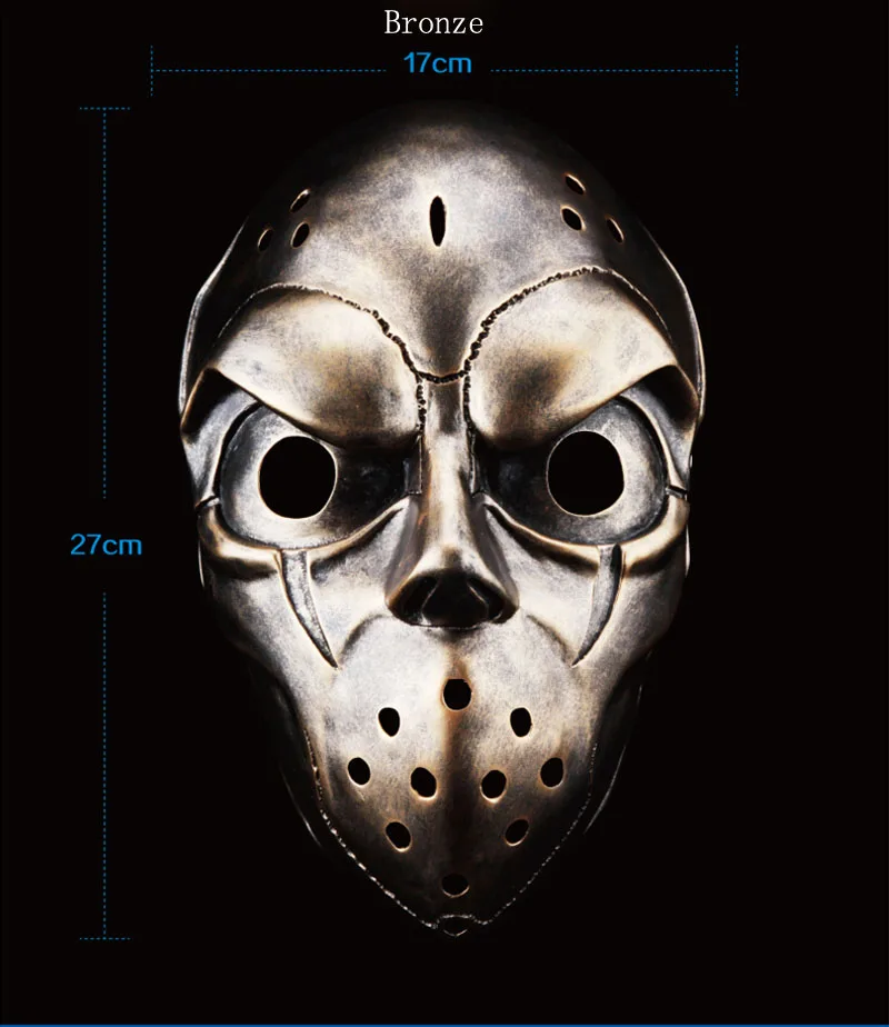 

1pcs Slapshot Resin Party Mask Halloween Masks Decorations For Adult Collection