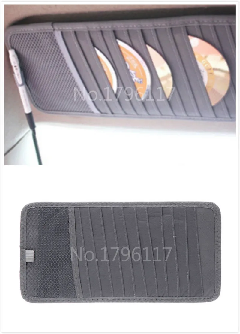 

12pcs Disks Car CD Holder Auto Visor VCD DVD Disk Card Case Clipper Bag Car Styling Interior Organizer Cover stowing tidying