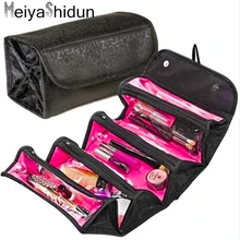 MeiyaShidun Travel Cosmetic Bags Organizer Makeup Bag Women Make Up Case Toiletry pouch Necessaries Wash Bag Storage Hanging Kit
