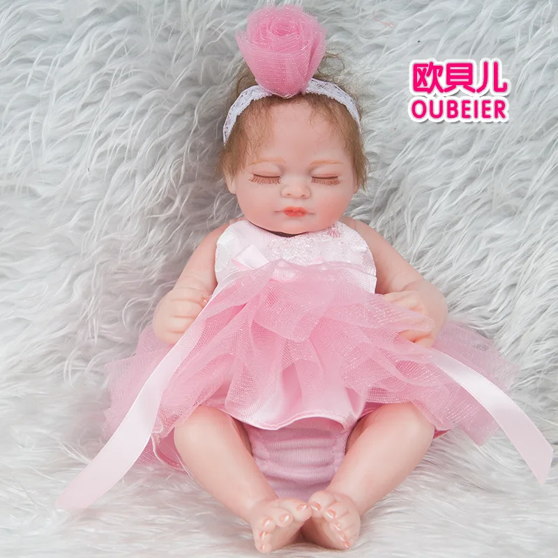 

28cm Baby sleep doll reborn Baby Fashion Display silicone baby doll reborn dolls babies toys silicone doll reborn baby doll