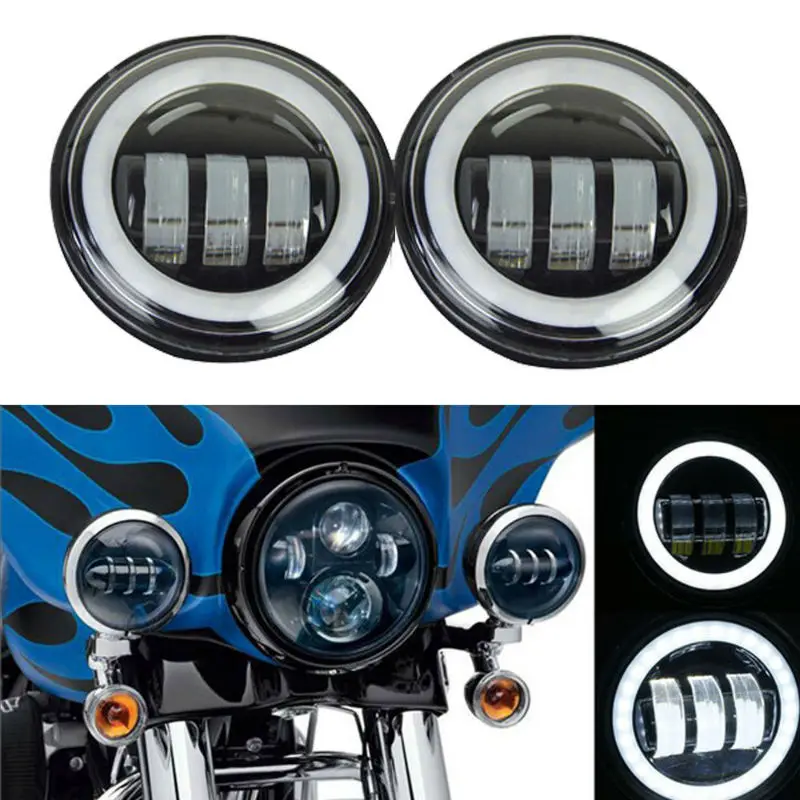 4.5inch led fog light with halo ring1800
