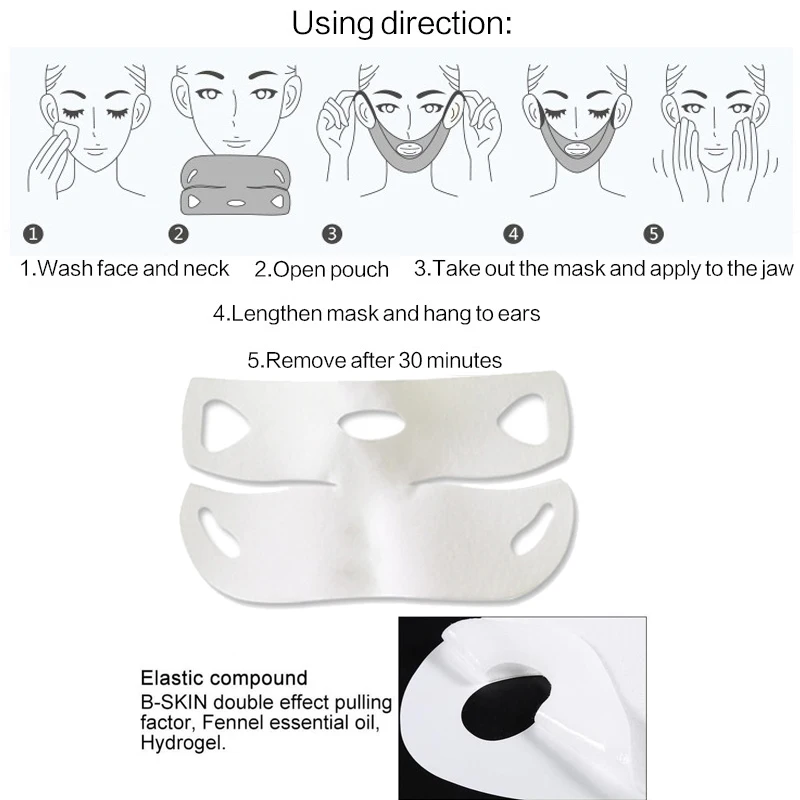 V-образная маска для подтяжки лица в форме мозгового банта для подтяжки щек подбородка тонкая маска для подтяжки лица отслаивающая маска для похудения бандажная Красота Инструменты для ухода за кожей