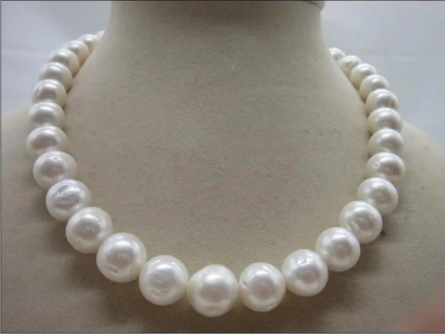 

18''9-10mm natutal SOUTH SEA GENUINE Purple PEARL NECKLACE