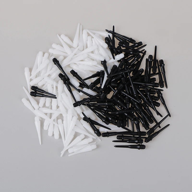 

100Pcs/Set High Precision Wear-resistant Durable Soft Plastic Black Tips Points Replacement Set For Electronic Dart