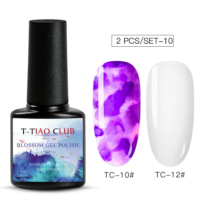 T-TIAO CLUB Blossom Гель-лак для ногтей DIY Цветущий Цветочный узор светодиодный Гель-лак для ногтей УФ-лак Полупостоянный Гибридный базовый T - Цвет: GZH04509