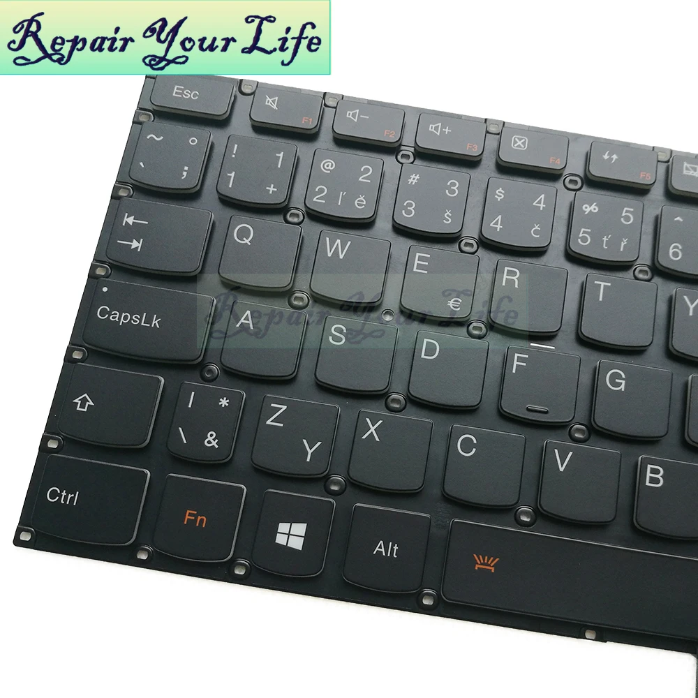Ремонт клавиатуры ноутбука для lenovo YOGA 2 13(не подходит для YOGA 2 Pro) CZ раскладка для замены клавиатуры с подсветкой и Новинка