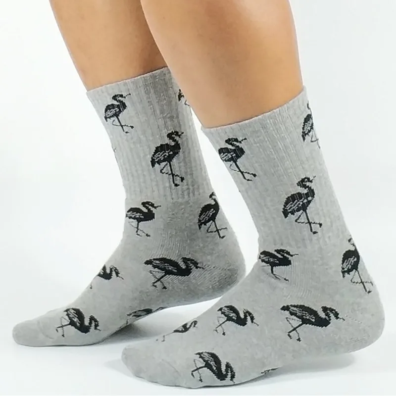 2 пары мужских Фламинго носки для скейтеров(толстые и махровые мягкие