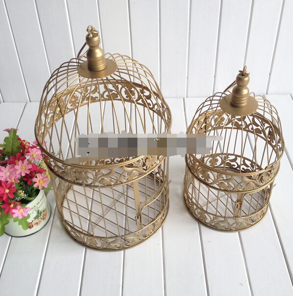 37 Unique Birdcage Centerpieces For Weddings Dusty Blue Large Dome Vintage Birdcage Antique Distressed Big Triple Bird Cage