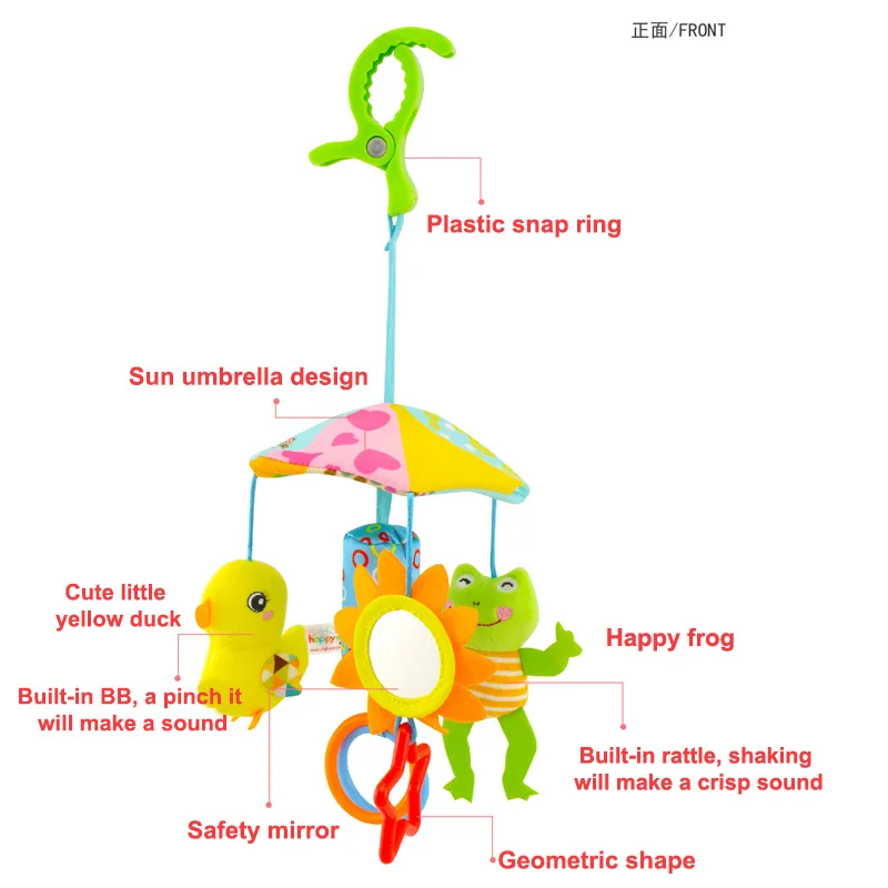 Baby Stroller Crib Pram Bed Hanging Toy Accessories Musical Baby Rattles Mobiles Rotating Plush Appease Soothing Wind chimes Toy Baby Stroller Crib Pram Bed Hanging Toy Accessories Musical Baby Rattles Mobiles Rotating Plush Appease Soothing Wind chimes Toy