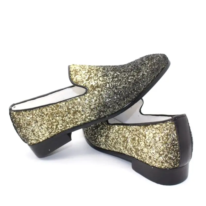 Mocassins Chaussures Conduite Robe Rond Or Hommes argent rouge Paillettes Zapatillas Cuir Loubuten En Glitter Bout Casual Appartements Low Superstar Top Xa7RnqwB