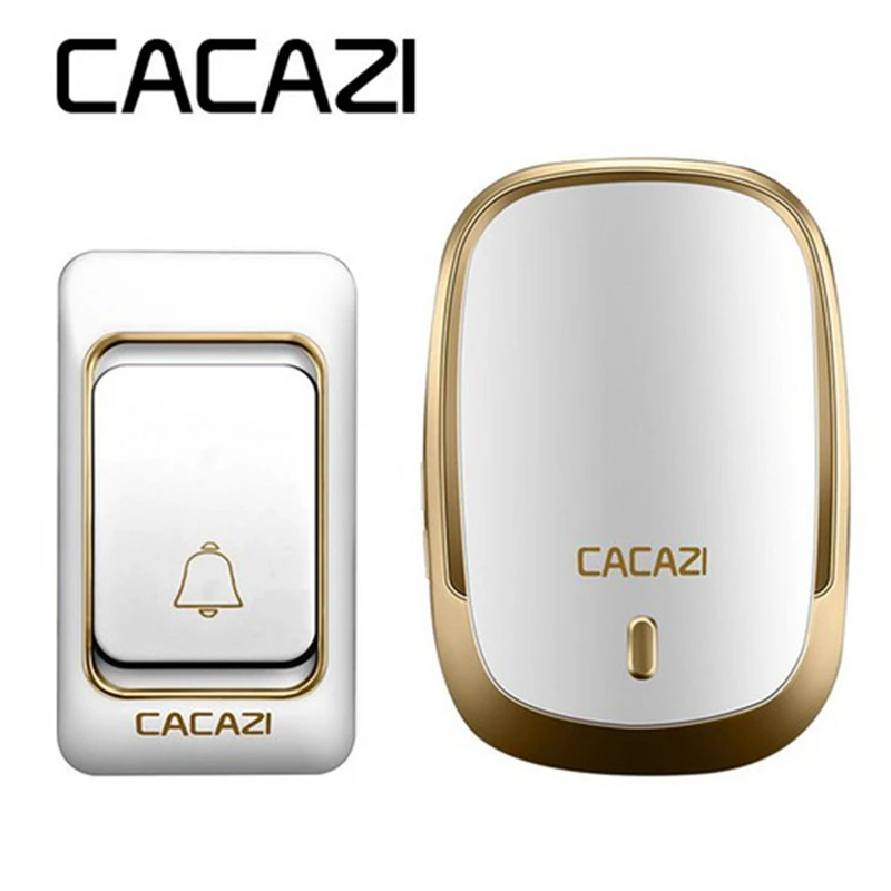 

36 Tunes Smart Wireless Remote Control Doorbell Receiver With LED Light Waterproof Battery Door Bell 200m Range for Home Office